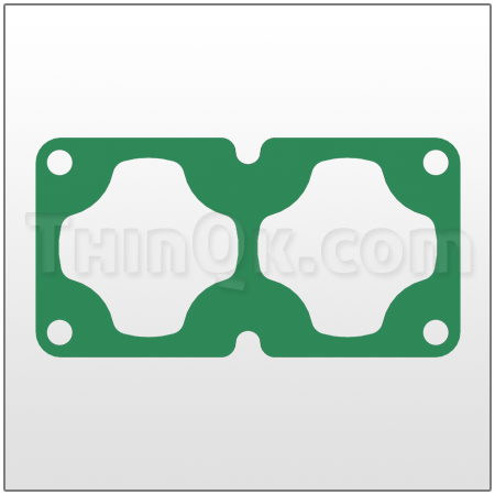 Gasket (T360.017.425) COMPRESSED FIBRE