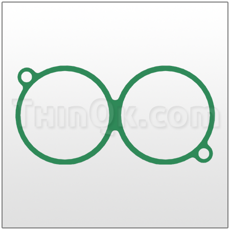 Gasket (T360.045.425) COMPRESSED FIBRE