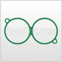 Gasket (T360.045.425) COMPRESSED FIBRE